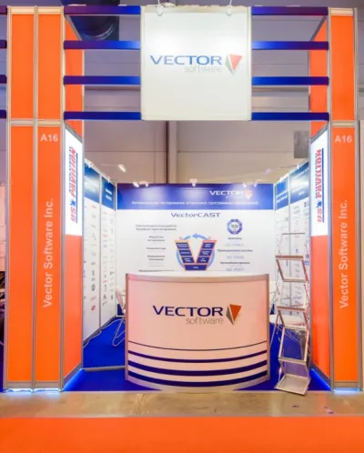 Стенд Vector Software на выставке Международный авиационно-космический салон