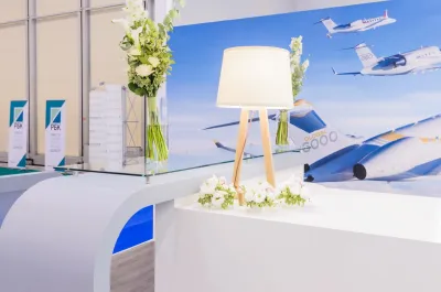 Выставочный стенд Bombardier на выставке Jet Expo, Москва, 2015 — фото 13