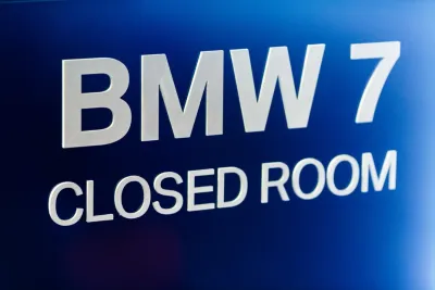 Выставочный стенд BMW 7 Closed Room на выставке Презентация BMW, Санкт-Петербург, 2015 — фото 4