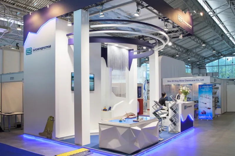 Выставочный стенд Запсибгидрострой на выставке RAO-CIS Offshore, Санкт-Петербург, 2015 — фото 1