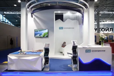 Выставочный стенд Запсибгидрострой на выставке RAO-CIS Offshore, Санкт-Петербург, 2015 — фото 2