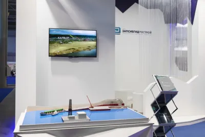 Выставочный стенд Запсибгидрострой на выставке RAO-CIS Offshore, Санкт-Петербург, 2015 — фото 5