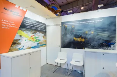 Выставочный стенд Rockwell Collins на выставке Международный авиационно-космический салон, Москва, 2015 — фото 3