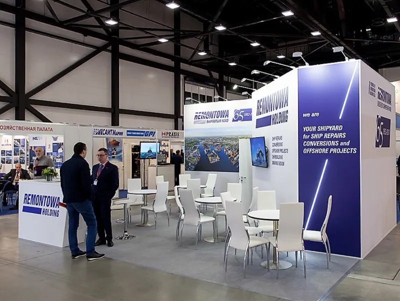 Выставочный стенд Remontowa Shipbuilding на выставке Нева-, Санкт-Петербург, 2017 — фото 1