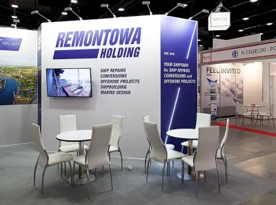 Выставочный стенд Remontowa Shipbuilding на выставке Нева-, Санкт-Петербург, 2017 — фото 3