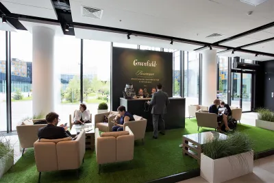 Выставочный стенд Greenfield на выставке ПМЭФ, Санкт-Петербург, 2017 — фото 1