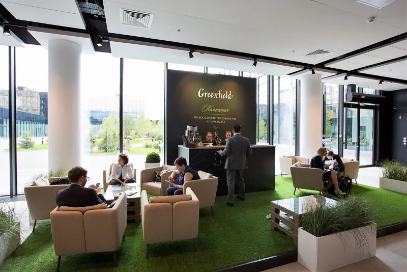 Выставочный стенд Greenfield на выставке ПМЭФ, Санкт-Петербург, 2017 — фото 1