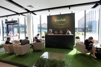 Выставочный стенд Greenfield на выставке ПМЭФ, Санкт-Петербург, 2017 — фото 2