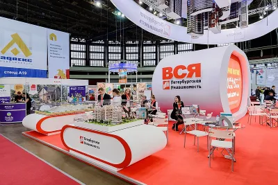 Выставочный стенд Петербургская Недвижимость на выставке Жилищный проект-, Санкт-Петербург, 2017 — фото 6