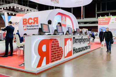 Выставочный стенд Петербургская Недвижимость на выставке Жилищный проект-, Санкт-Петербург, 2017 — фото 8