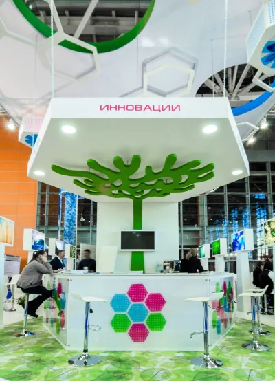 Выставочный стенд Фармкластер на выставке IPhEB & CPhI Russia, Москва, 2017 — фото 6
