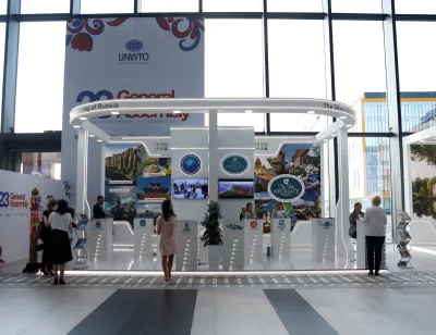 Выставочный стенд Выставка регионов на выставке Travel Hub -, Санкт-Петербург, 2019 — фото 13