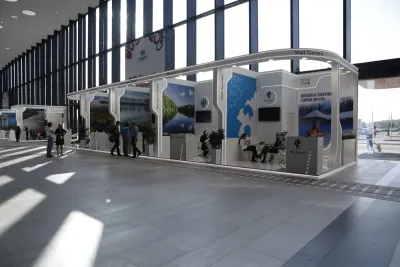 Выставочный стенд Выставка регионов на выставке Travel Hub -, Санкт-Петербург, 2019 — фото 16