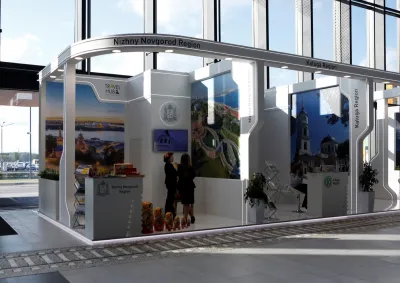 Выставочный стенд Выставка регионов на выставке Travel Hub -, Санкт-Петербург, 2019 — фото 23