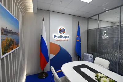 Выставочный стенд Переговорная комната А 4.1 Русгидро на выставке ВЭФ -, Владивосток, 2019 — фото 3