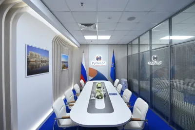 Выставочный стенд Переговорная комната А 4.1 Русгидро на выставке ВЭФ -, Владивосток, 2019 — фото 5