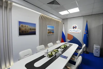 Выставочный стенд Переговорная комната А 4.1 Русгидро на выставке ВЭФ -, Владивосток, 2019 — фото 8