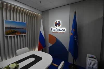 Выставочный стенд Переговорная комната А 4.1 Русгидро на выставке ВЭФ -, Владивосток, 2019 — фото 10
