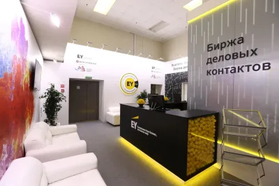 Выставочный стенд Биржа деловых контактов ERNST&YOUNG на выставке ВЭФ -, Владивосток, 2019 — фото 3