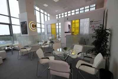 Выставочный стенд Биржа деловых контактов ERNST&YOUNG на выставке ВЭФ -, Владивосток, 2019 — фото 7
