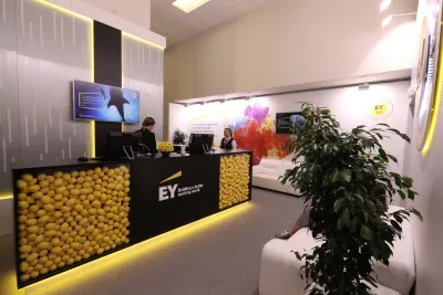 Выставочный стенд Биржа деловых контактов ERNST&YOUNG на выставке ВЭФ -, Владивосток, 2019 — фото 21