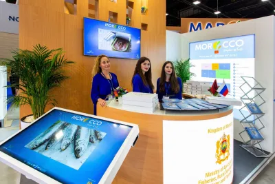 Выставочный стенд MOROCCO на выставке Международный рыбопромышленный форум -, Москва, 2019 — фото 4
