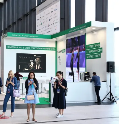 Выставочный стенд Телеспорт на выставке ПМЭФ-, Санкт-Петербург, 2019 — фото 1