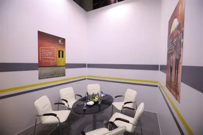 Выставочный стенд Биржа деловых контактов ERNST&YOUNG на выставке РИФ-, Сочи, 2019 — фото 9
