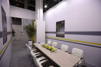 Выставочный стенд Биржа деловых контактов ERNST&YOUNG на выставке РИФ-, Сочи, 2019 — фото 12