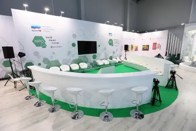 Выставочный стенд Лаундж НКО на выставке РИФ-, Сочи, 2019 — фото 10