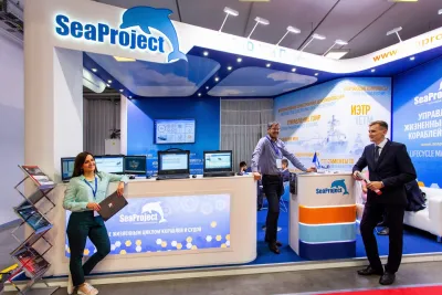 Выставочный стенд SeaProject на выставке Девятый Международный военно-морской салон, Санкт-Петербург, 2019 — фото 1