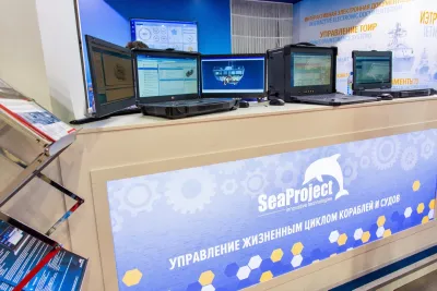 Выставочный стенд SeaProject на выставке Девятый Международный военно-морской салон, Санкт-Петербург, 2019 — фото 2