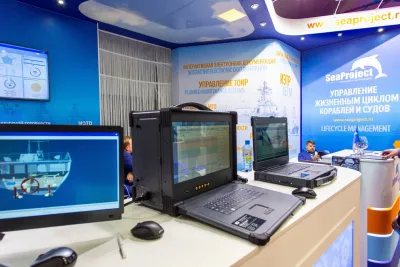 Выставочный стенд SeaProject на выставке Девятый Международный военно-морской салон, Санкт-Петербург, 2019 — фото 3