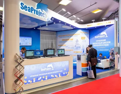 Выставочный стенд SeaProject на выставке Девятый Международный военно-морской салон, Санкт-Петербург, 2019 — фото 4