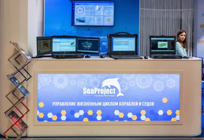 Выставочный стенд SeaProject на выставке Девятый Международный военно-морской салон, Санкт-Петербург, 2019 — фото 6