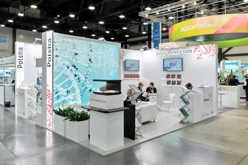 Выставочный стенд Польша на выставке IPHEB RUSSIA, Санкт-Петербург, 2019 — фото 1