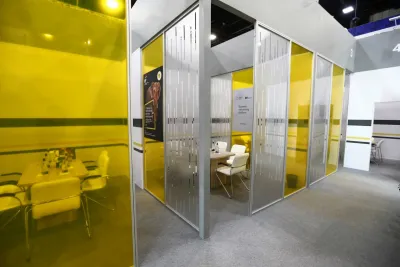 Выставочный стенд Биржа деловых контактов ERNST&YOUNG - 2 на выставке ПМЭФ-, Санкт-Петербург, 2019 — фото 2