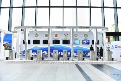 Выставочный стенд Северный Кавказ на выставке Travel Hub -, Санкт-Петербург, 2019 — фото 1