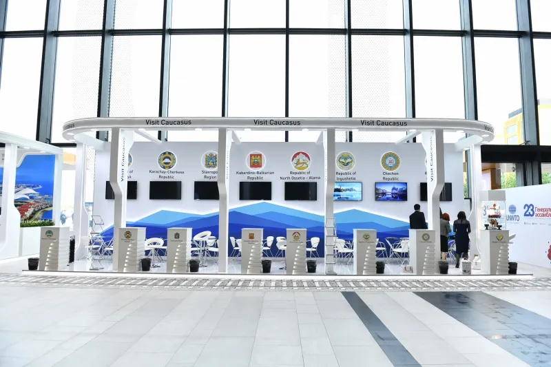 Выставочный стенд Северный Кавказ на выставке Travel Hub -, Санкт-Петербург, 2019 — фото 1
