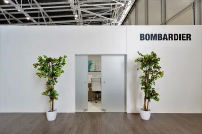 Выставочный стенд Bombardier на выставке RUBAE, Москва, 2018 — фото 1