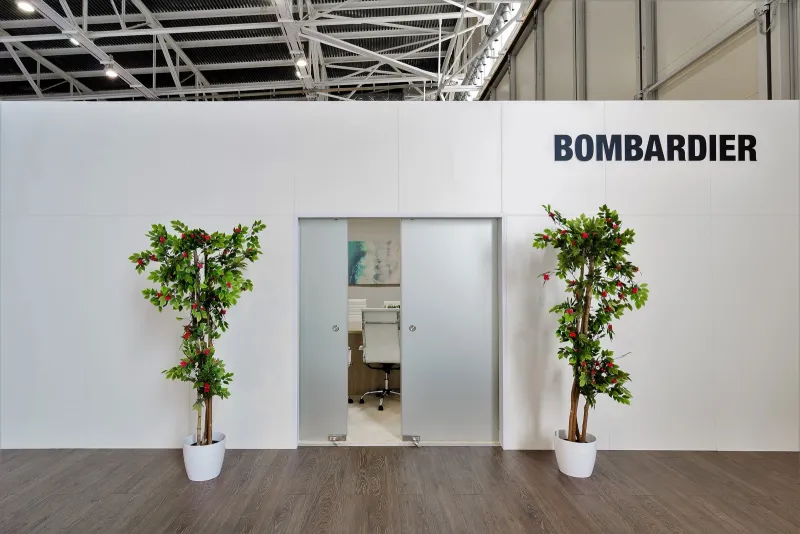 Выставочный стенд Bombardier на выставке RUBAE, Москва, 2018 — фото 1