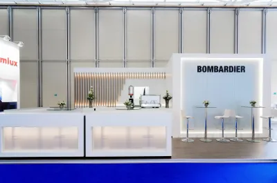 Выставочный стенд Bombardier на выставке RUBAE, Москва, 2018 — фото 6