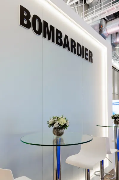 Выставочный стенд Bombardier на выставке RUBAE, Москва, 2018 — фото 7