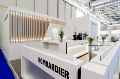 Выставочный стенд Bombardier на выставке RUBAE, Москва, 2018 — фото 8