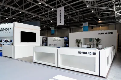 Выставочный стенд Bombardier на выставке RUBAE, Москва, 2018 — фото 16