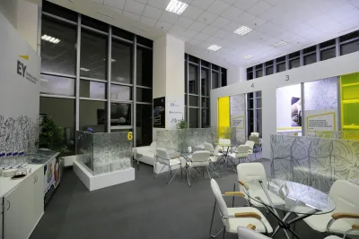 Выставочный стенд E&Y на выставке ВЭФ, Владивосток, 2018 — фото 2