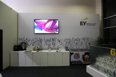 Выставочный стенд E&Y на выставке ВЭФ, Владивосток, 2018 — фото 3
