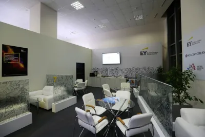 Выставочный стенд E&Y на выставке ВЭФ, Владивосток, 2018 — фото 5