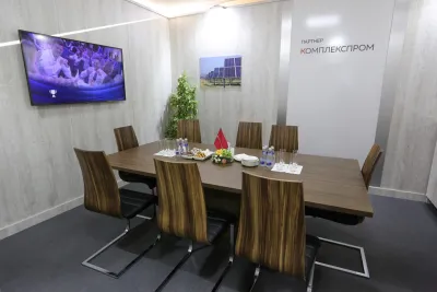 Выставочный стенд Гостиная Росконгресса на выставке ВЭФ, Владивосток, 2018 — фото 29