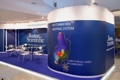 Выставочный стенд Boston Scientific на выставке Кардиостим-, Санкт-Петербург, 2018 — фото 4
